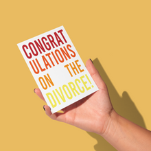 Load image into Gallery viewer, Congratulations Divorce Greeting