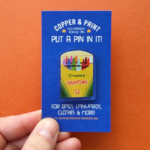 Load image into Gallery viewer, Pin Box of Crayons