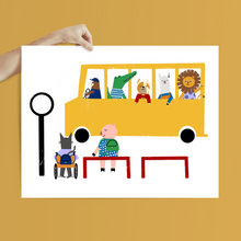 Load image into Gallery viewer, Animals Zoo Pals Bus