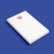 Load image into Gallery viewer, Notepad Heart