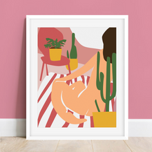 Load image into Gallery viewer, Original Woman with Cactus