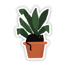 Load image into Gallery viewer, Sticker Black Cat Plant