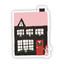 Load image into Gallery viewer, Sticker Christmas House Charcoal