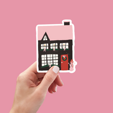 Load image into Gallery viewer, Sticker Christmas House Charcoal