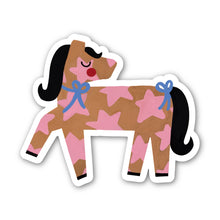 Load image into Gallery viewer, Sticker Pink Pony Stars