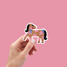 Load image into Gallery viewer, Sticker Pink Pony Stars