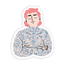 Load image into Gallery viewer, Sticker Trans Portrait