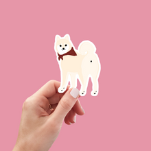 Load image into Gallery viewer, Sticker White Shiba