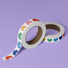 Load image into Gallery viewer, Washi Tape Cute Colorful Hearts
