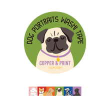 Load image into Gallery viewer, Washi Tape Dog Portraits