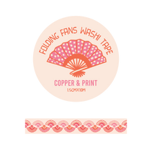 Load image into Gallery viewer, Washi Tape Folding Fans