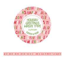 Load image into Gallery viewer, Washi Tape Holiday Greetings