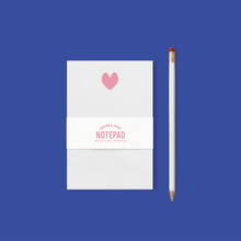 Load image into Gallery viewer, Notepad Heart
