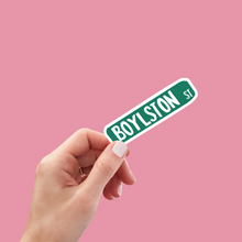 Load image into Gallery viewer, Sticker Boylston Street Sign
