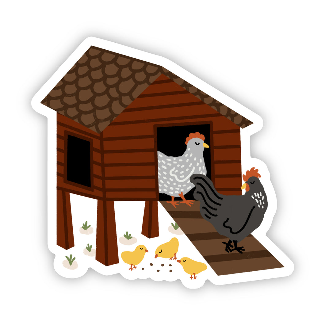 Sticker Chicken Coop