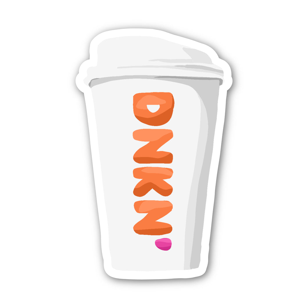 Sticker Dunkin Hot