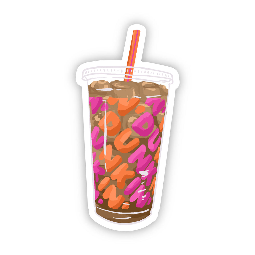 Sticker Dunkin Iced