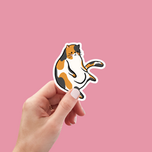 Load image into Gallery viewer, Sticker Fat Cat Calico
