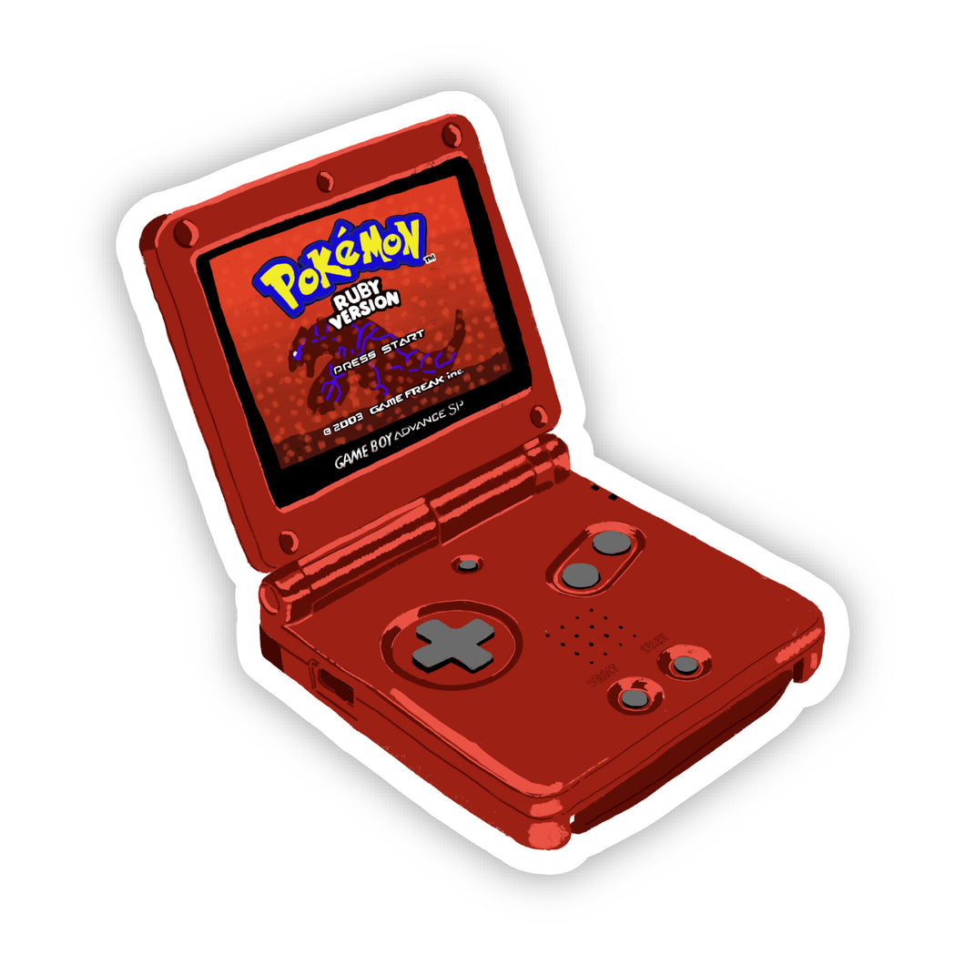 Sticker Nostalgia Hoenn Adventure Red