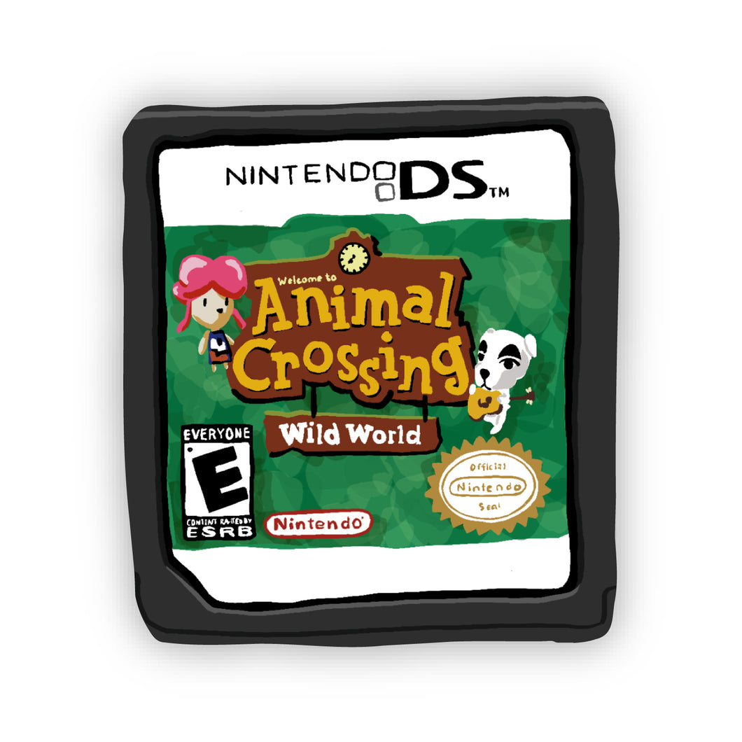 Sticker Nostalgia Animal Game Cartridge