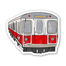 Load image into Gallery viewer, Sticker MBTA Red Line
