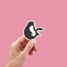 Load image into Gallery viewer, Sticker Tuxedo Cat
