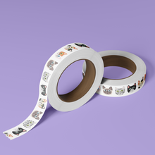 Load image into Gallery viewer, Washi Tape Cat Faces
