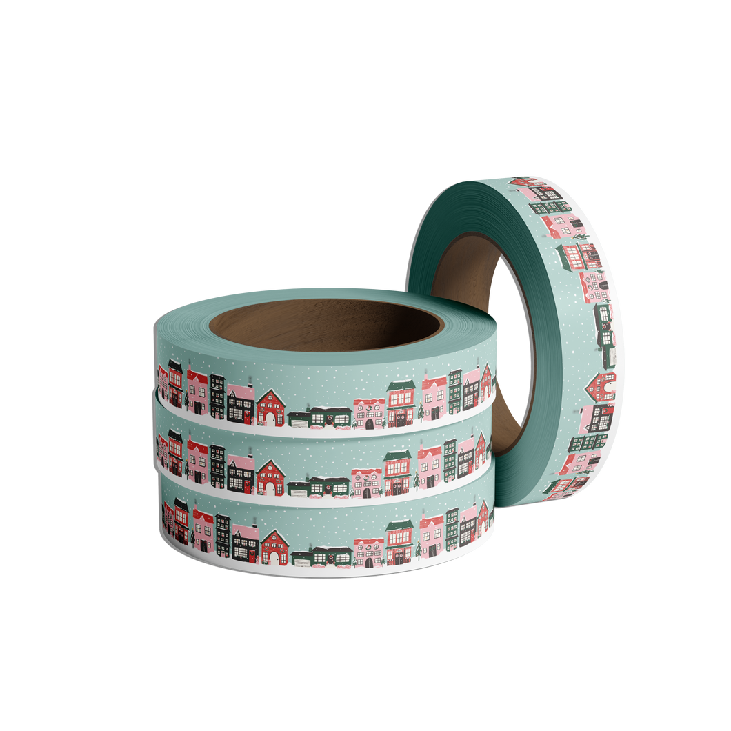 Washi Tape Snowy Village