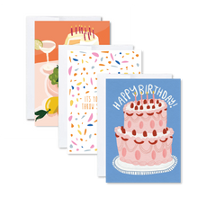 Load image into Gallery viewer, Assorted Birthday Greeting Card Set
